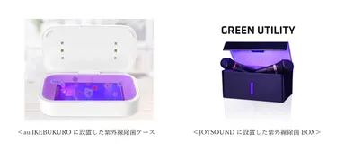 UV紫外線除菌ケースとBOX