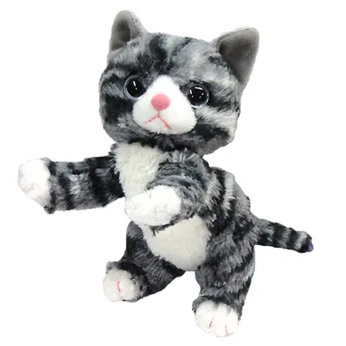 いっしょがいいね　ぬいぐるみビーンズ2S　グレー猫　1,650円(税込)