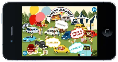 「RENAULT KANGOO」TOP画面