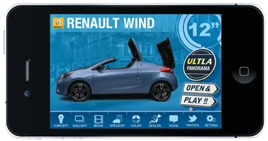 「RENAULT WIND」TOP画面