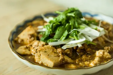 スパイス香る、麻婆豆腐！