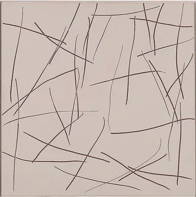 「90-5-K」1990、紙、キャンバス、油彩