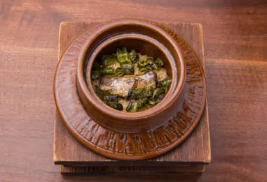鰯と万願寺唐辛子のおくどさん(炊飯器でお作り頂けます)