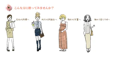 こんな方に贈ってみませんか？