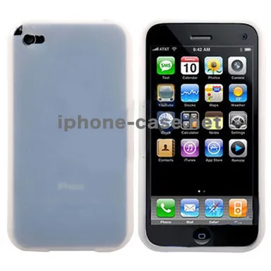 iphone5シリコンケース 白