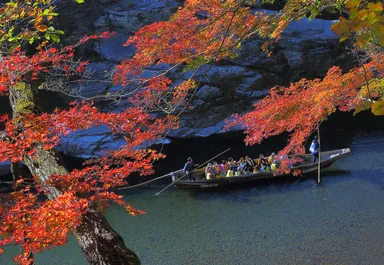 長瀞ラインくだり 紅葉イメージ