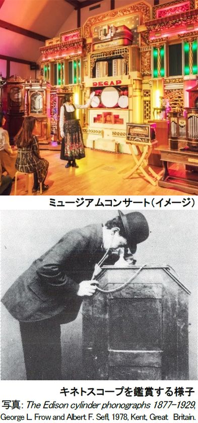 六甲オルゴールミュージアム 12月の催し
ミュージアムコンサート「オルゴールで楽しむクリスマス」
毎冬恒例の「キネトスコープ鑑賞体験」開催