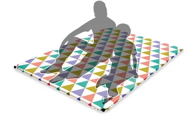 カラフル自動膨張マット