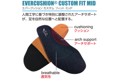エバークッション カスタム フィット ミッド
