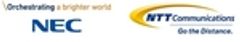 日本電気株式会社　NTTコミュニケーションズ株式会社のロゴ