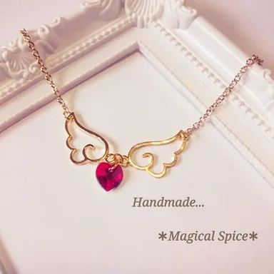 ネックレス羽根