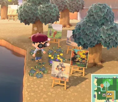 「あつまれ どうぶつの森」に作品を飾ろう！