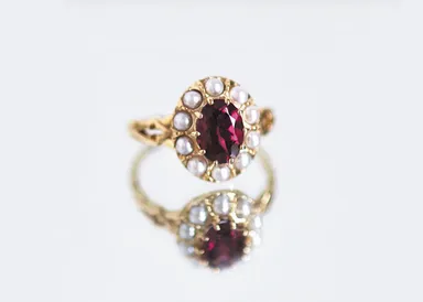 Melisande＜ロードライトガーネット＞