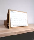 卓上竹紙カレンダー01