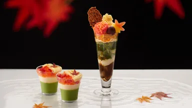 Twitter投稿用 紅葉×抹茶メニュー