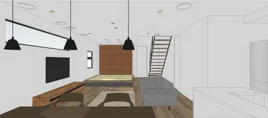 2. 眺望を楽しむシンプルモダンな家