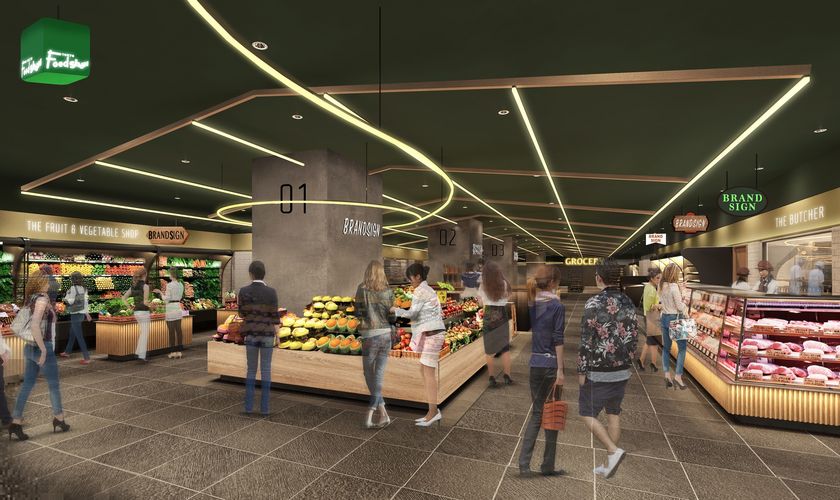 渋谷 東急フードショー 「生鮮・グローサリー売場」
移設オープン