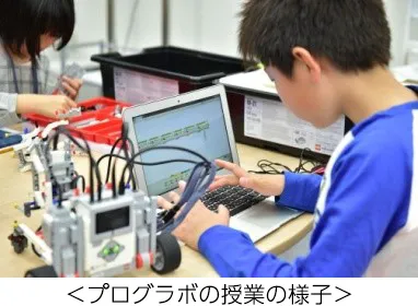 ＜プログラボの授業の様子＞