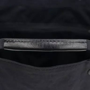 BOXトート　持ちやすい革巻きハンドル