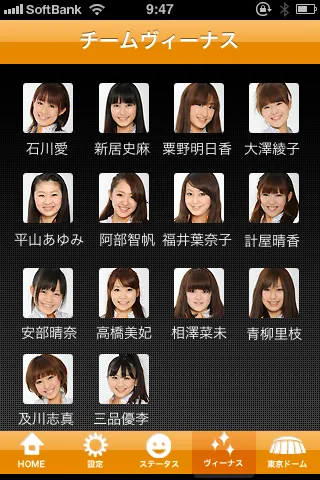 ヴィーナスのプロフィール