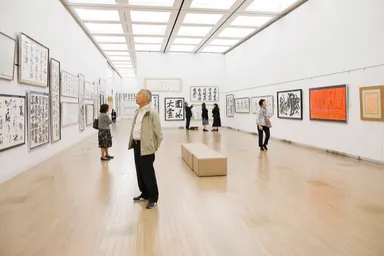 書　会場風景 2019年　改組 新 第6回日展