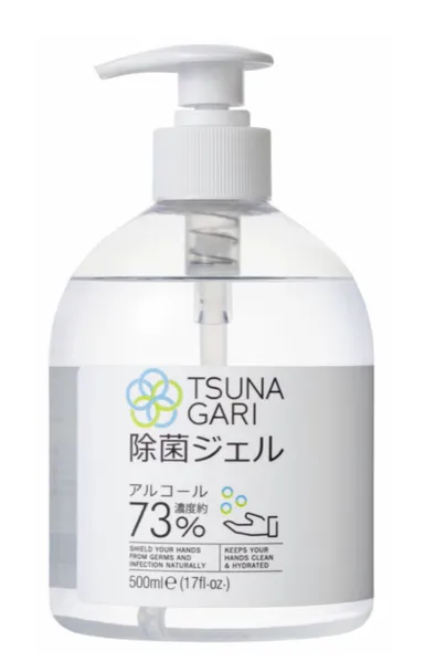 TSUNAGARIアルコール除菌ジェル　500ml　780円(税別)