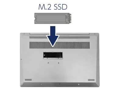 高速SSDドライブ搭載、増設も可能です