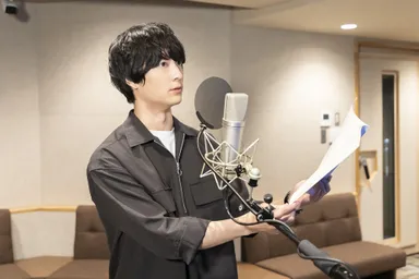 梅原裕一郎　アフレコ風景