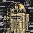 R2-D2(TM) 基板アート栞 詳細図