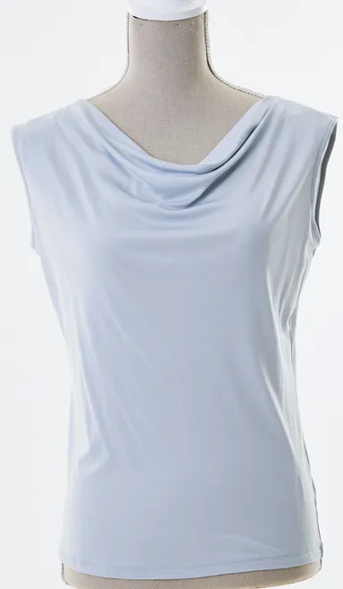 ドレープノースリーブシャツ グレー