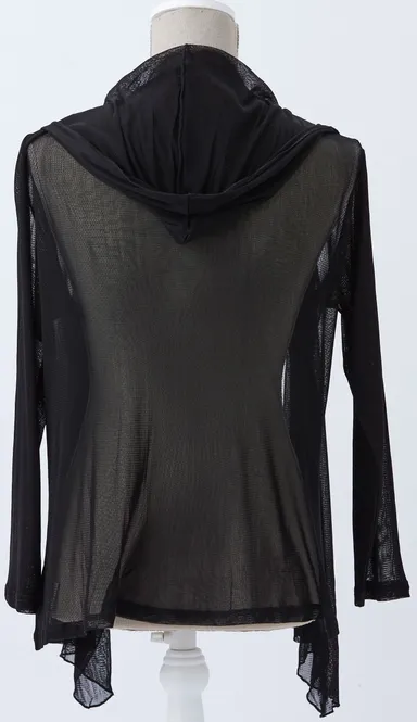 フード付きボレロ 後ろ