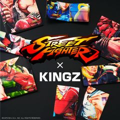 KINGZより30年以上の歴史を持つ格闘ゲームの金字塔『ストリートファイターV』とのコラボレーションシリーズが登場