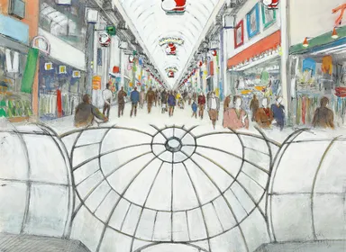 武蔵小山商店街の賑わい