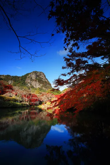 国登録記念物『御船山楽園』の紅葉2