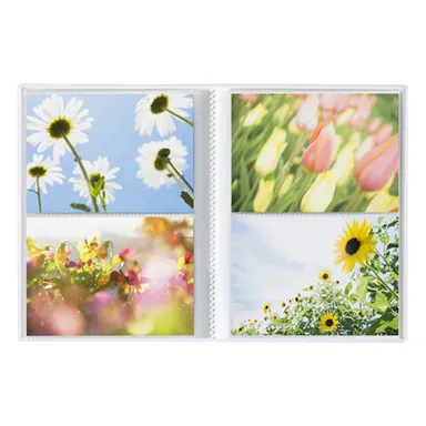 ハクバ Pポケットアルバム NP（フラワーパステル）Lサイズ40枚用見開き