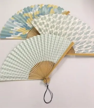 漆喰扇子　紳士サイズ