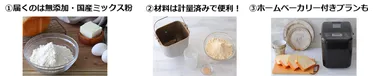 ＜「コッタベーカリー」3つの特徴＞