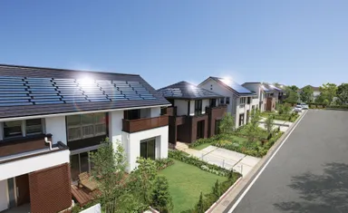 当社施工例　街並みイメージ