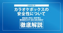 藤田医科大学 吉田 友昭教授の実証実験をもとにカラオケボックスの安全性を証明する映像を公開