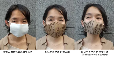 着用時の大きさの比較