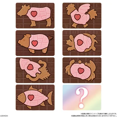 解体図鑑チョコ ラインナップ(2)