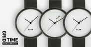 「KLON」新作腕時計『GRID TIMEシリーズ』が9/18販売開始！規則正しいグリッド(方眼)を配したシンプルなデザイン