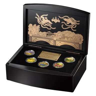 奉祝金貨セット斜め