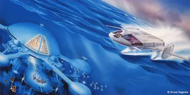 Just Blue II　1979年　アクリル