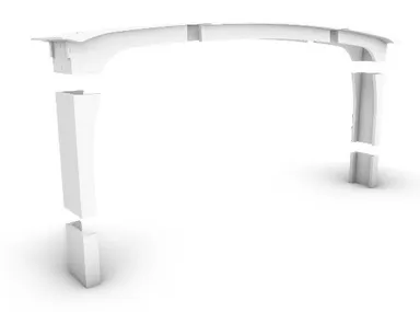 1フレームの部材構成