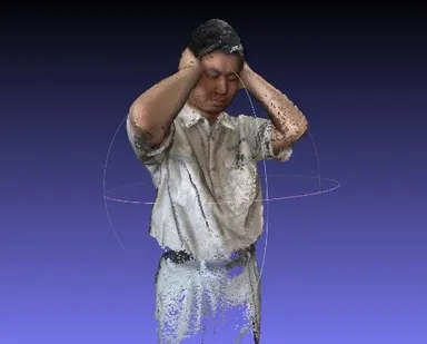 iPhoneアプリによる点群データの撮影