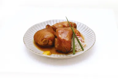 炙り豚足　調理例