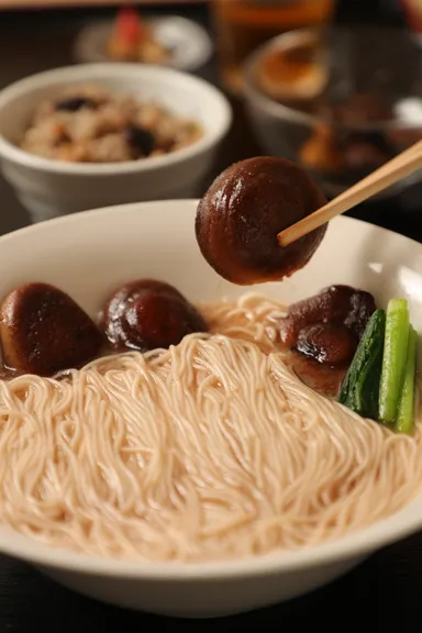 原木しいたけづくしの昼ごはん(和食編)