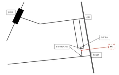 ポップアップショップ『ani.』までの地図(1)