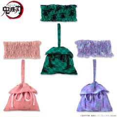 鬼滅の刃巾着型バッグ＆ヘアバンドセット